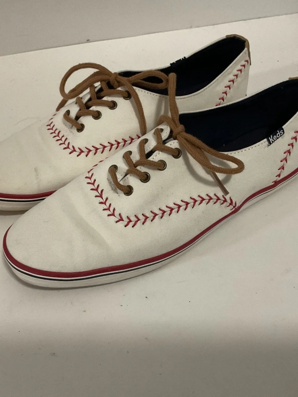 Women’s Keds Champion Pennant Baseball Sneakers, Size 10